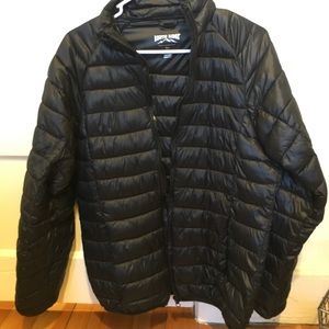 Rustic Ridge Black Puffer Jacket
